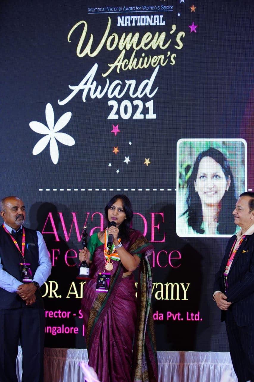 National Women Achievers Award (2021)